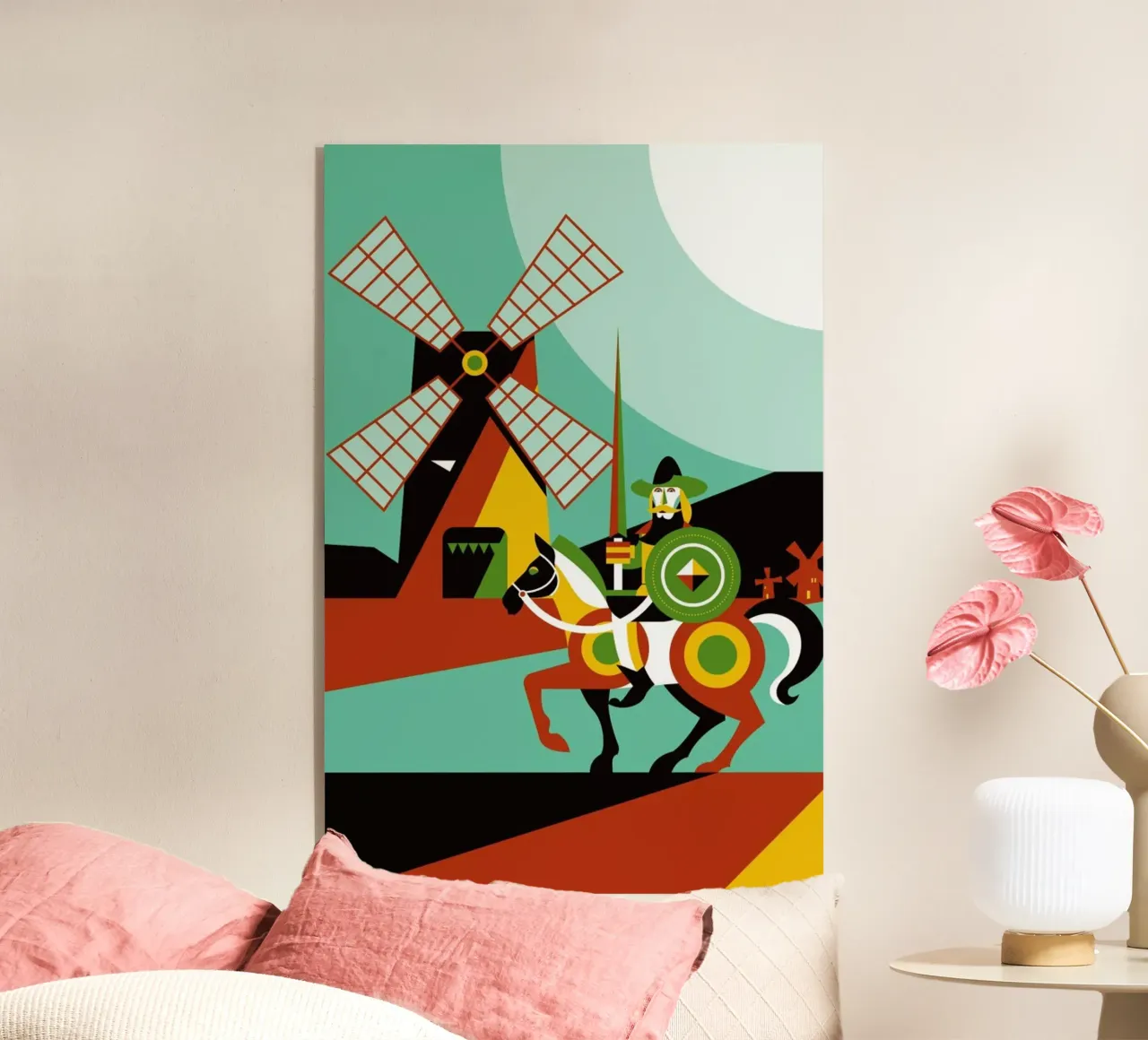 Don Quijote plexiglass da Oscar Odd Diodoro