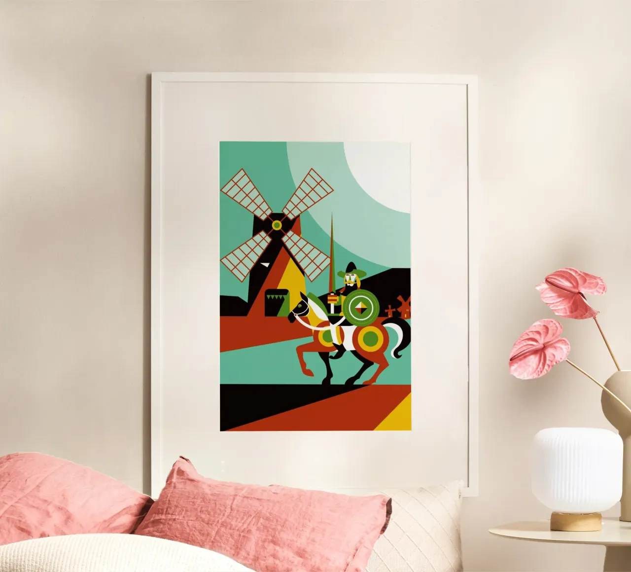 Don Quijote poster by Oscar Odd Diodoro
