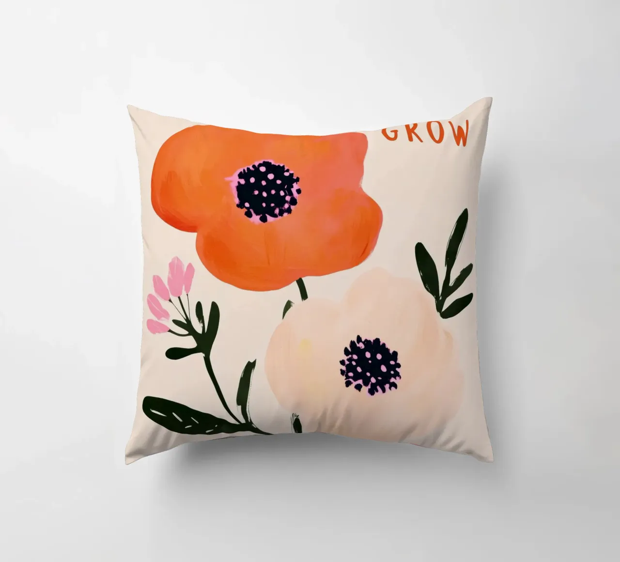 Grow No 3 decorative cushion by treechild