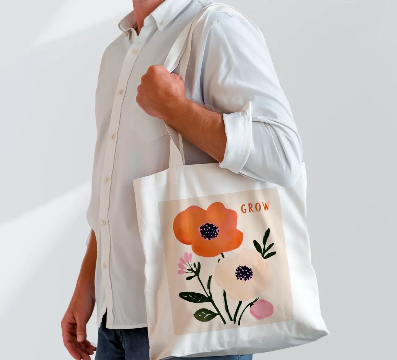 Grow No 3 tote bag by treechild