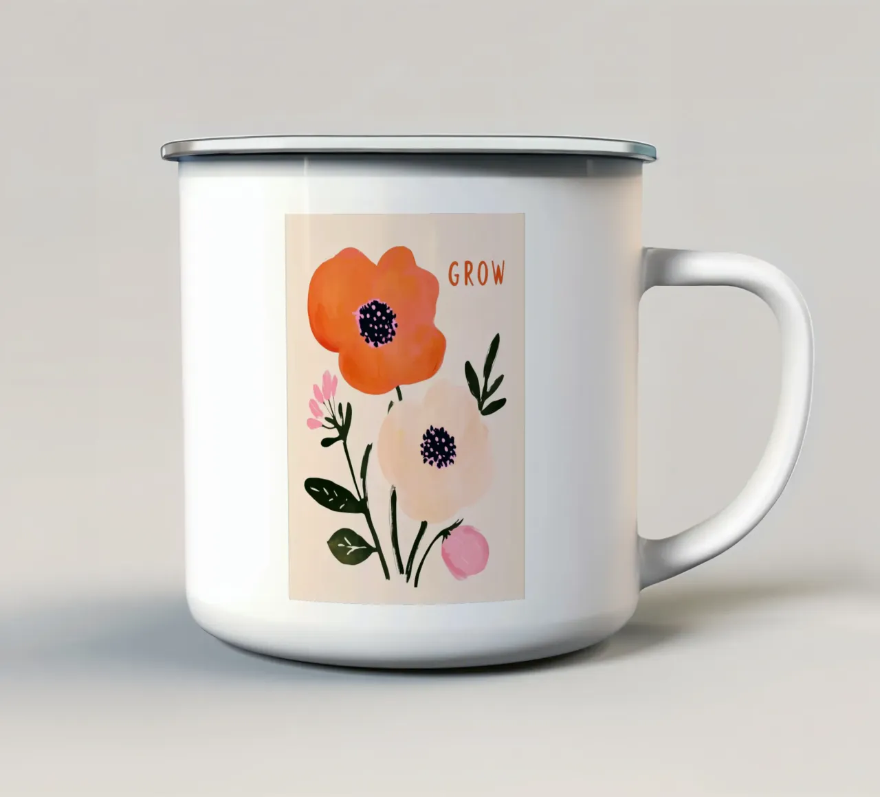 Grow No 3 tazza in smalto da treechild