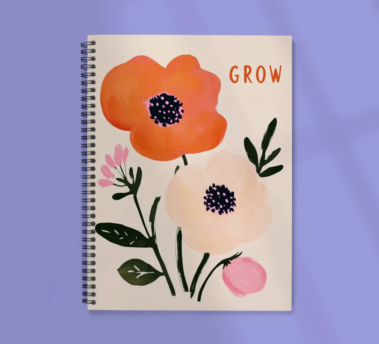 Grow No 3 spiral notebook by treechild