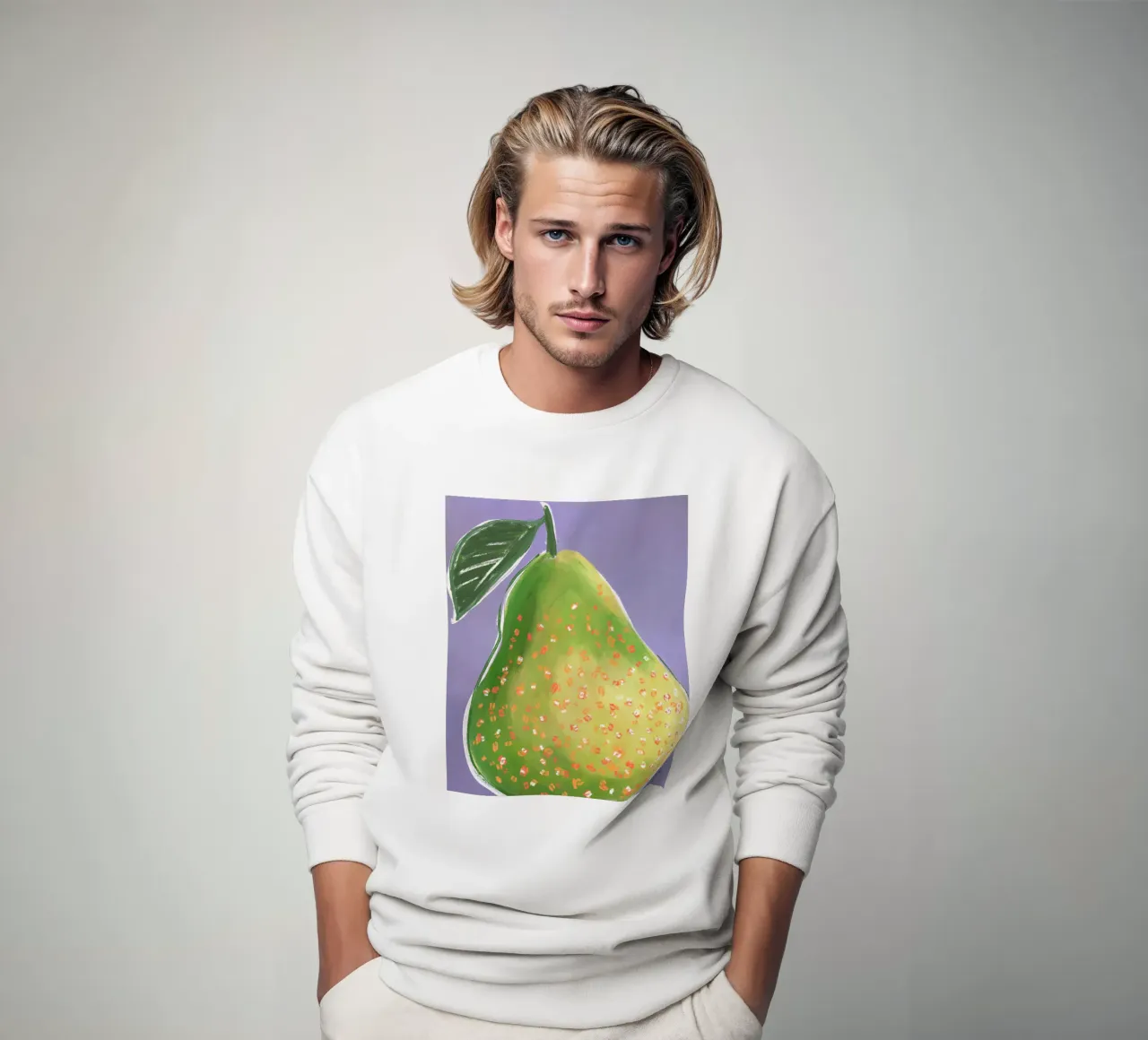 Just a Pear | Abstract Painting felpa da sabidussi