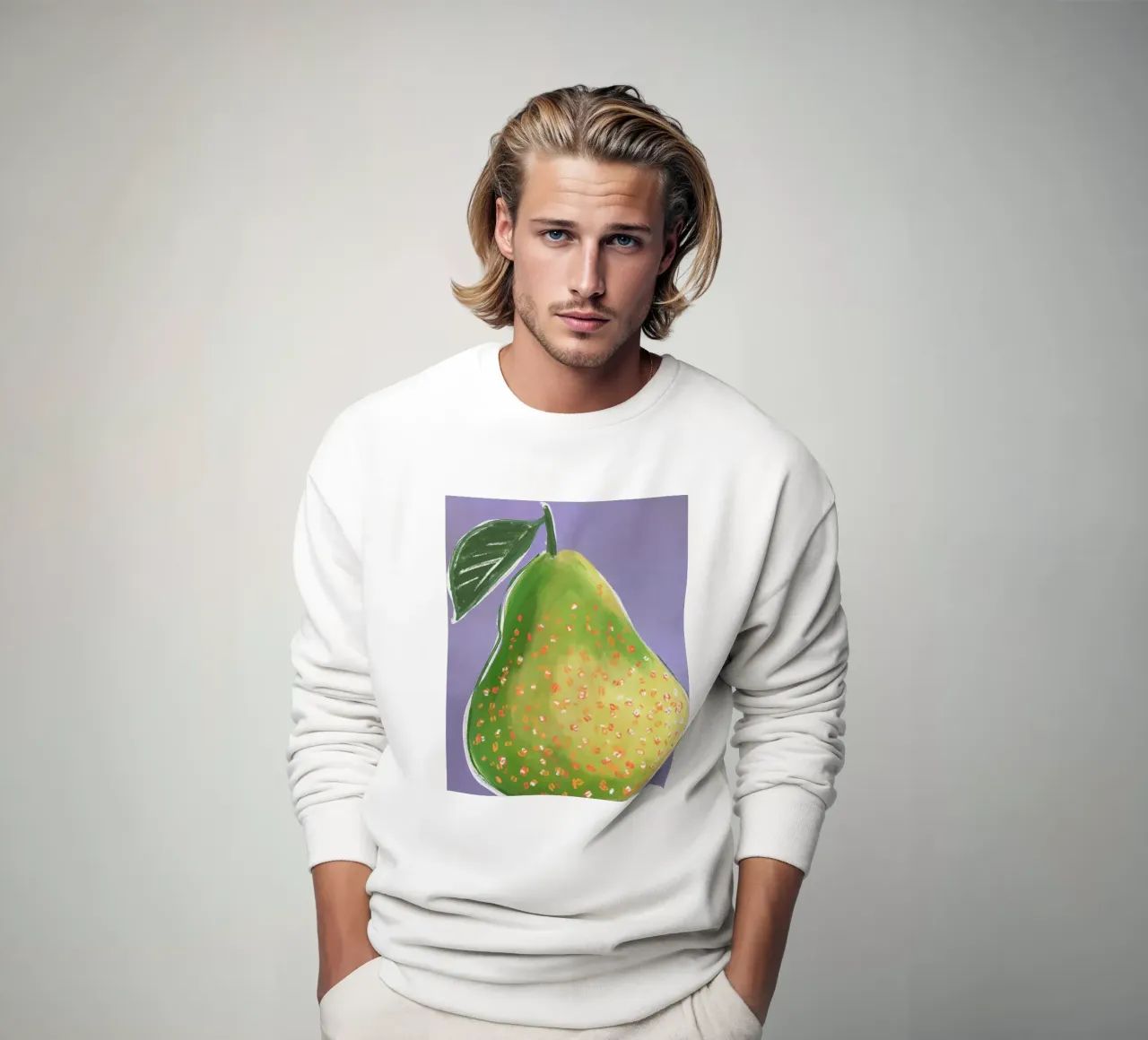 Just a Pear | Abstract Painting felpa da sabidussi