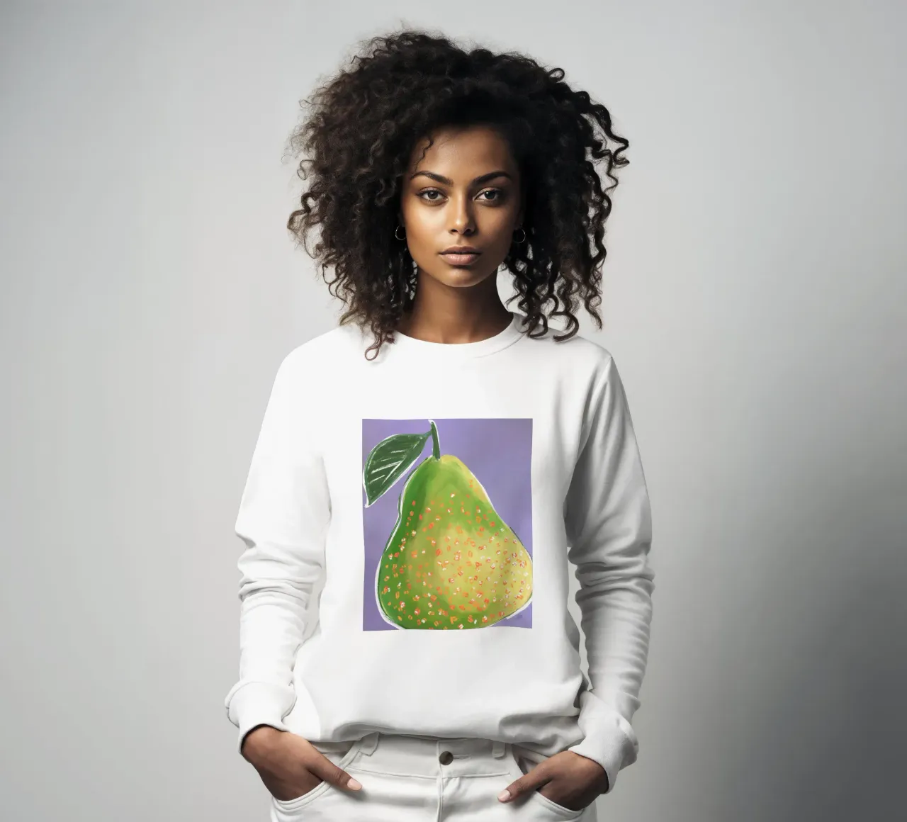 Just a Pear | Abstract Painting felpa da sabidussi