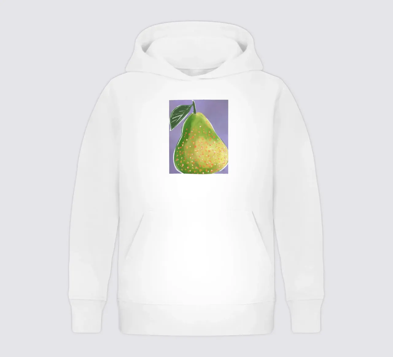 Just a Pear | Abstract Painting felpa bambino con cappuccio da sabidussi