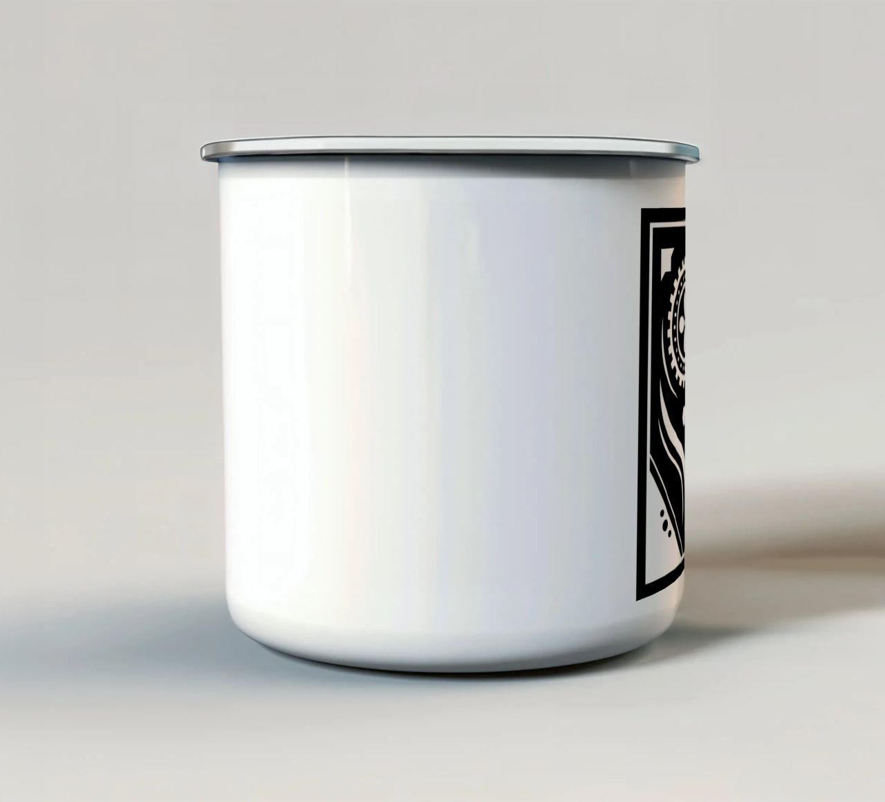 Modern Times tazza in smalto da Oscar Odd Diodoro