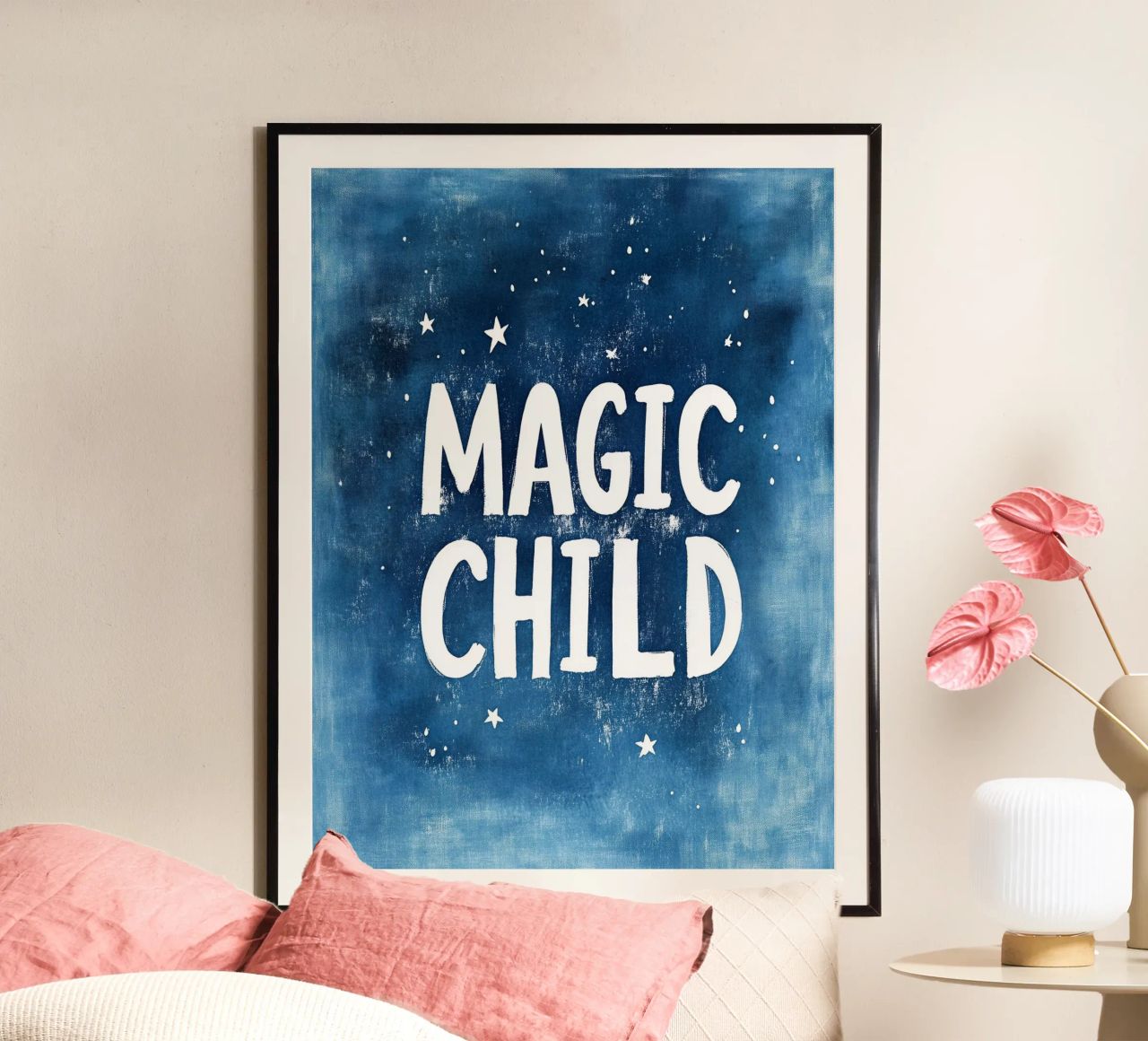 Magic Child (Blue) poster by treechild