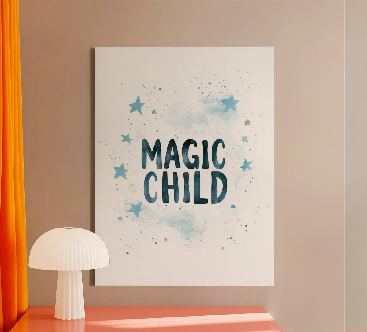 Magic Child No 2 tela con Cornice a cassetta da treechild