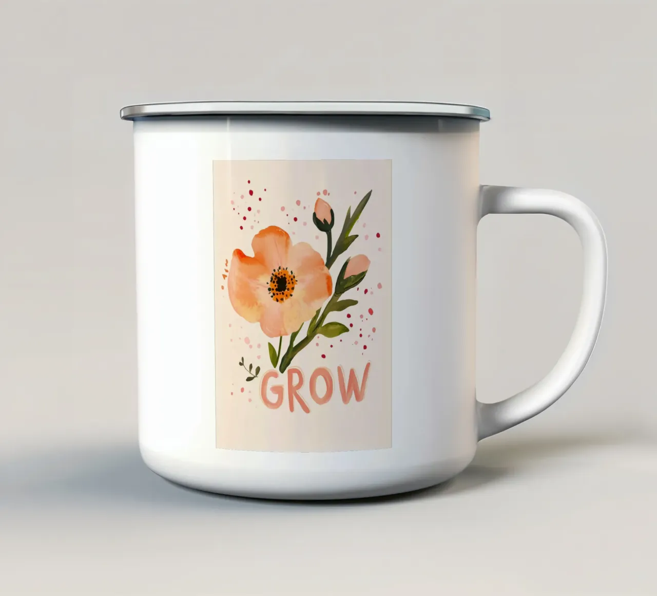 Grow No 3 tazza in smalto da treechild