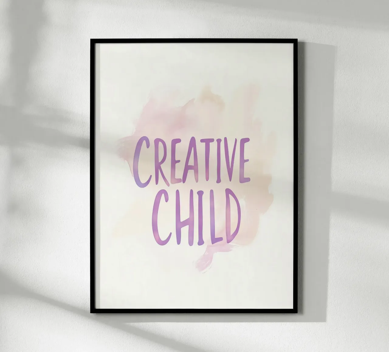 Creative Child poster con telaio in legno da treechild