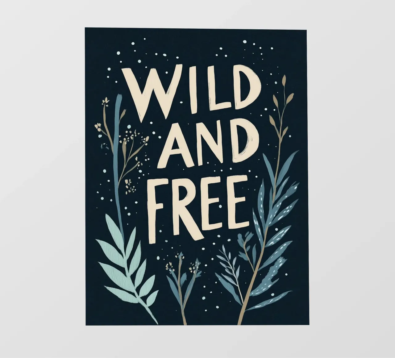 Wild And Free No 4 pellicola backlit da treechild