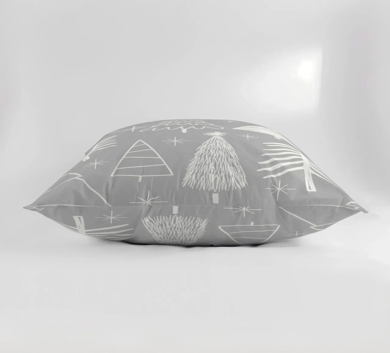 Arbre de Noël - Arbre à feuilles persistantes - Pin - Gris coussin de susanacosta