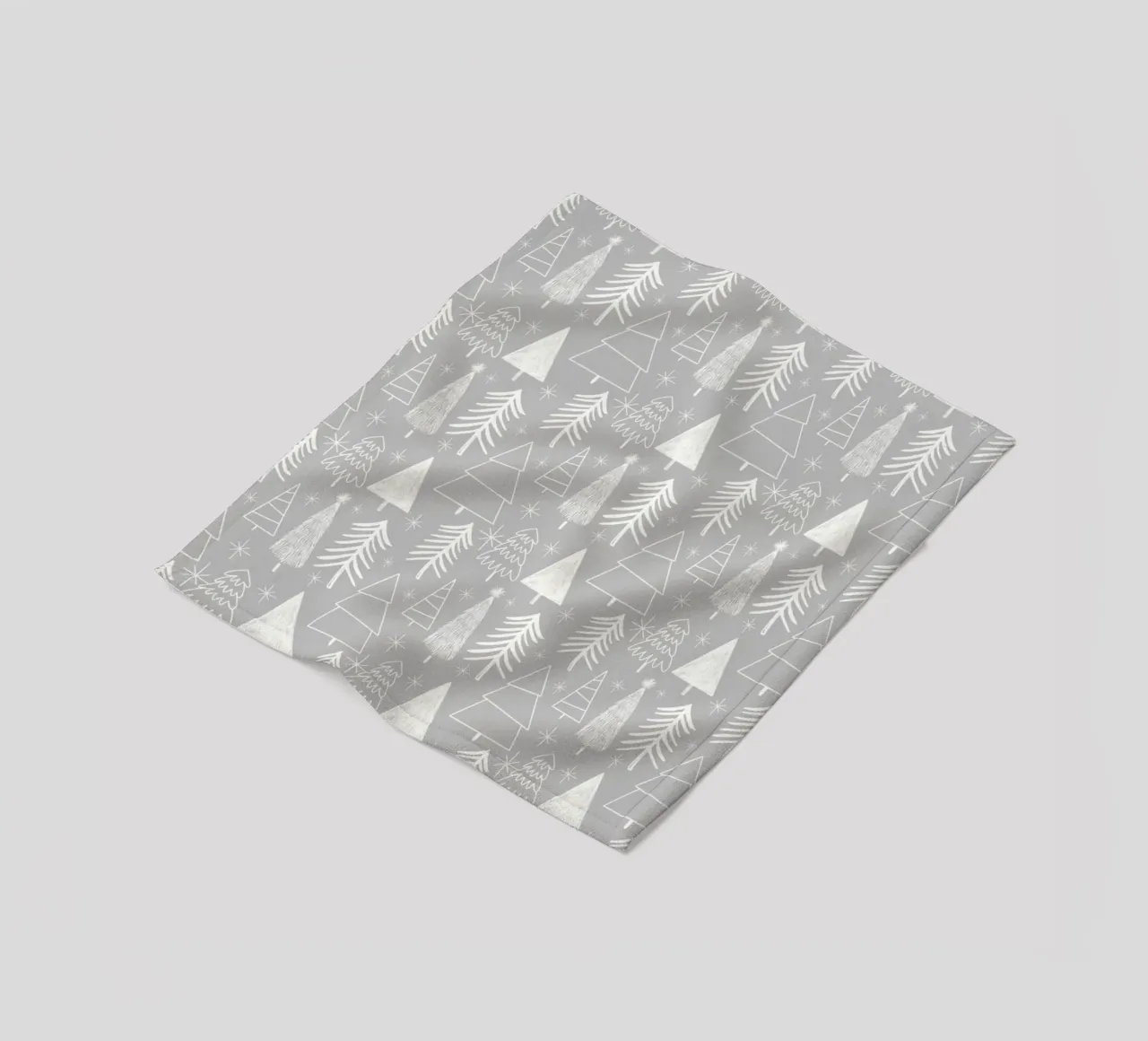 Albero di Natale - Albero sempreverde - Albero di pino - Grigio coperta in pile da susanacosta