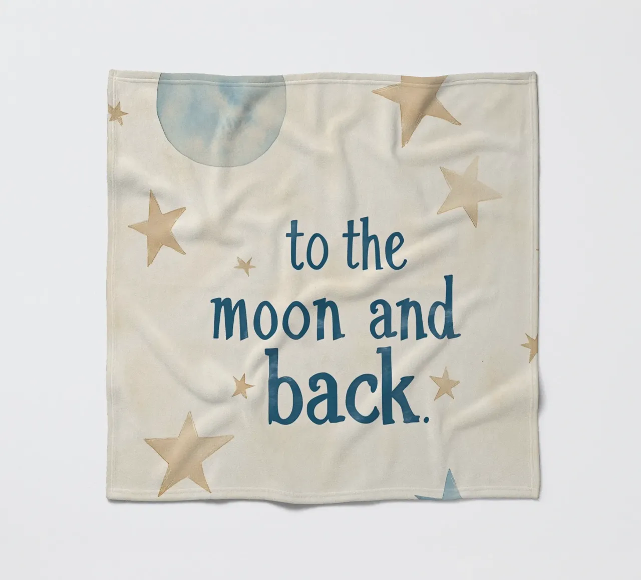 To The Moon And Back No 4 coperta in pile da treechild