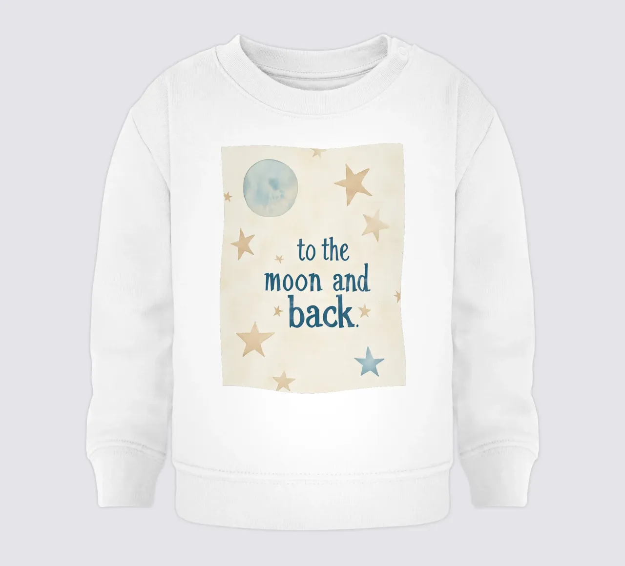 To The Moon And Back No 4 felpa neonato da treechild
