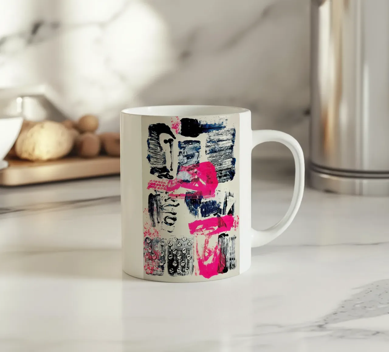 Summer day at the beach ceramic mug by MissVeroonica