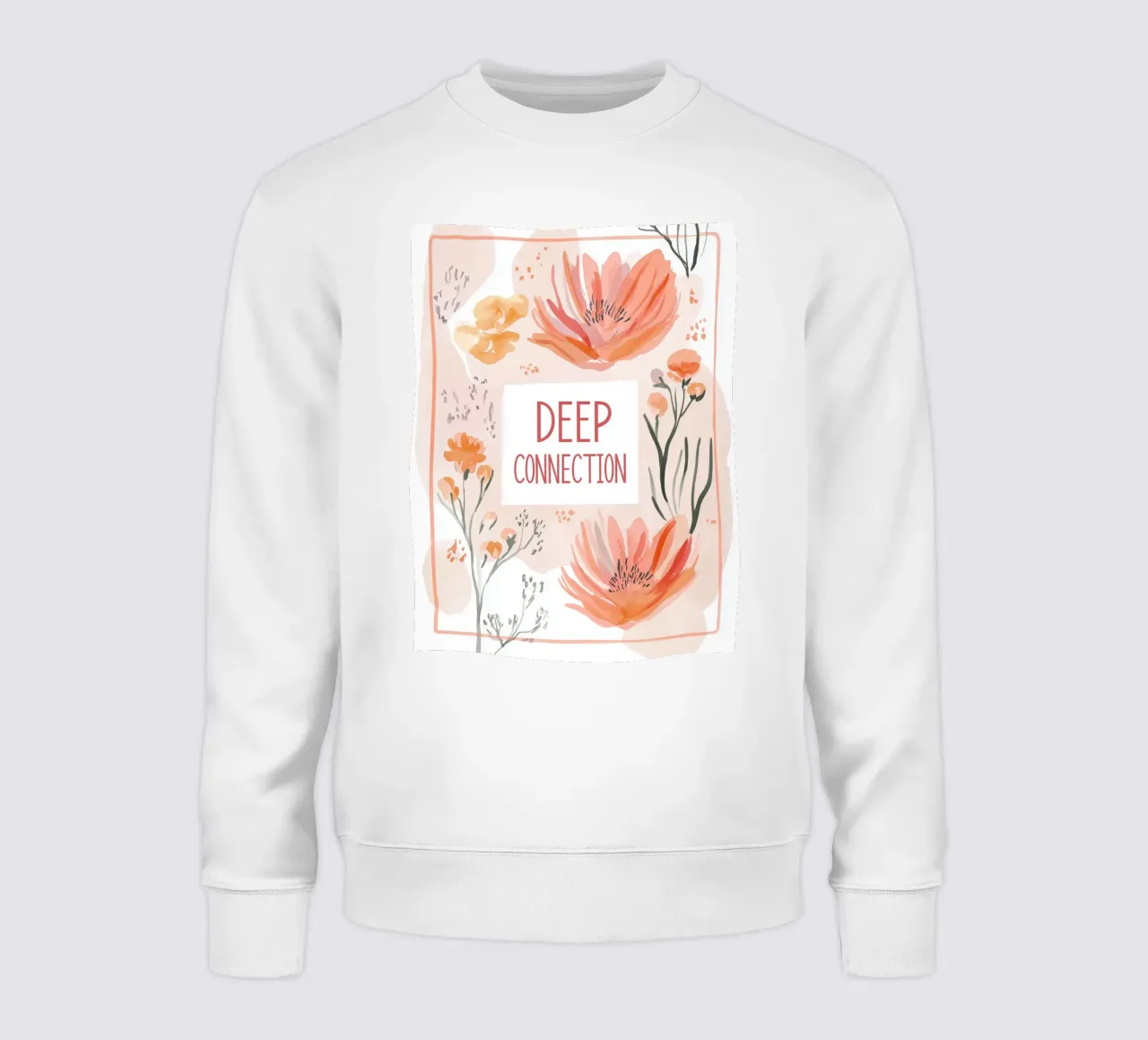 Deep Connection felpa da treechild