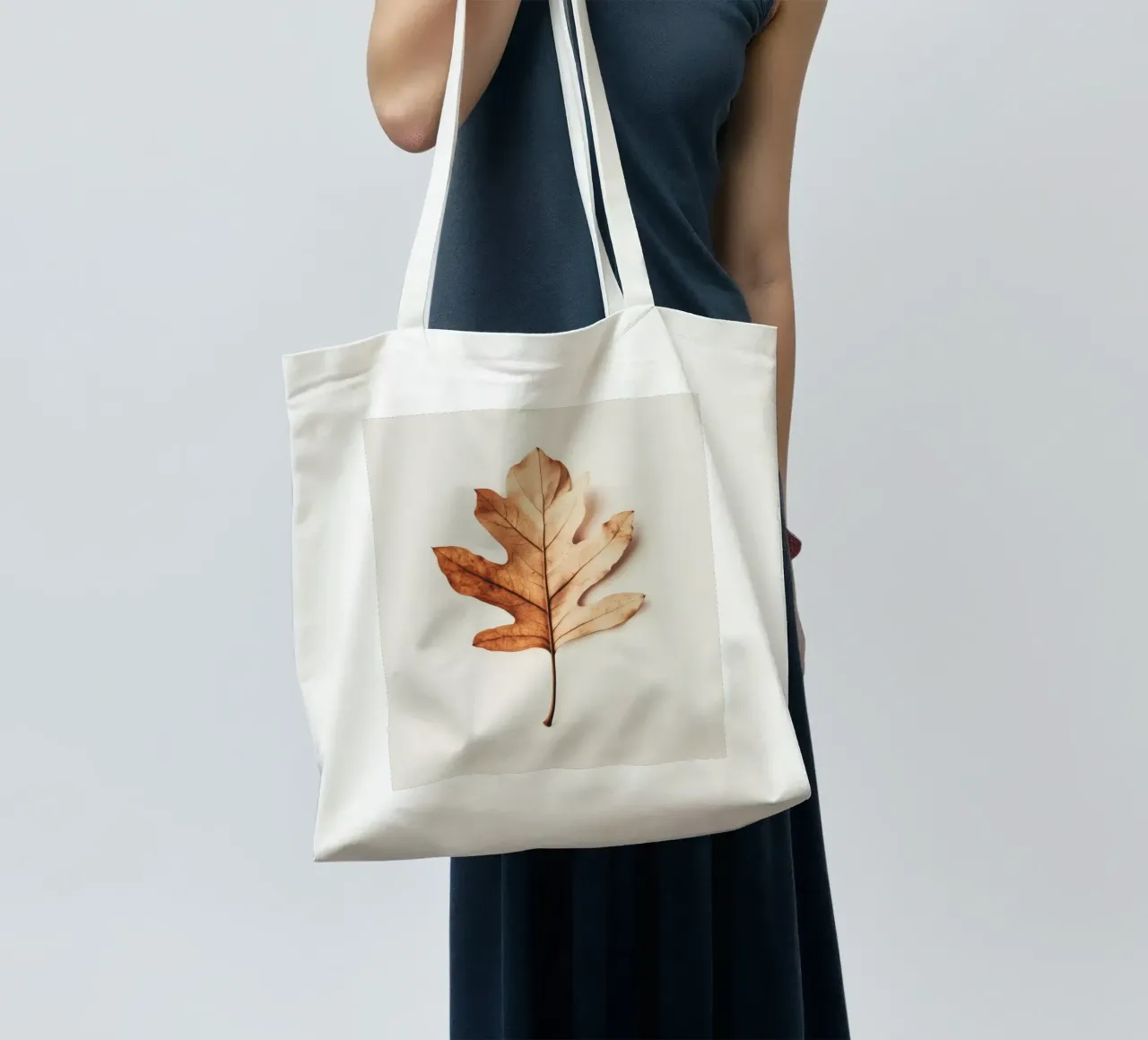 Autumn Leaf borsa in juta da treechild