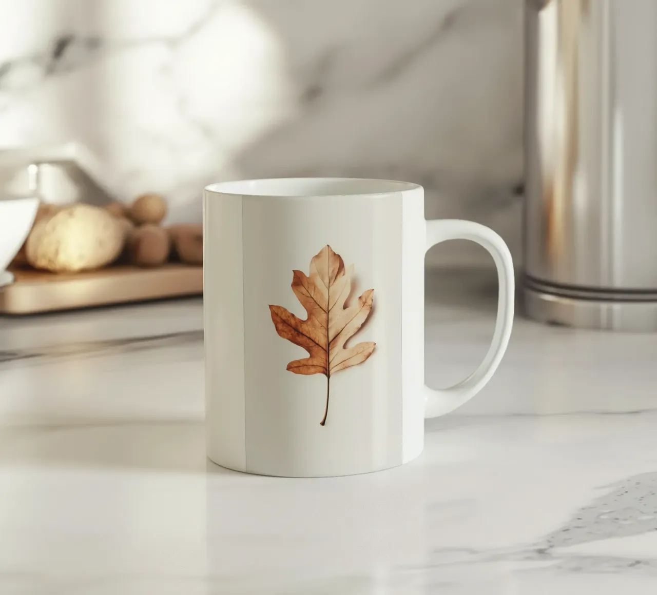 Autumn Leaf tazza in ceramica da treechild