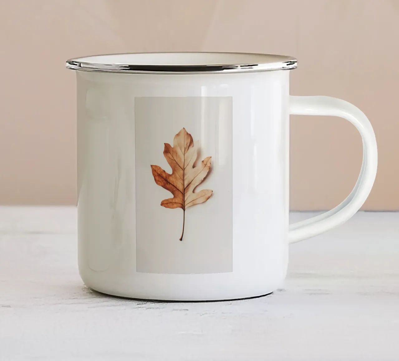 Autumn Leaf tazza in smalto da treechild