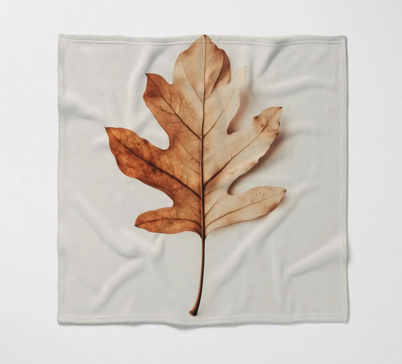 Autumn Leaf coperta in pile da treechild