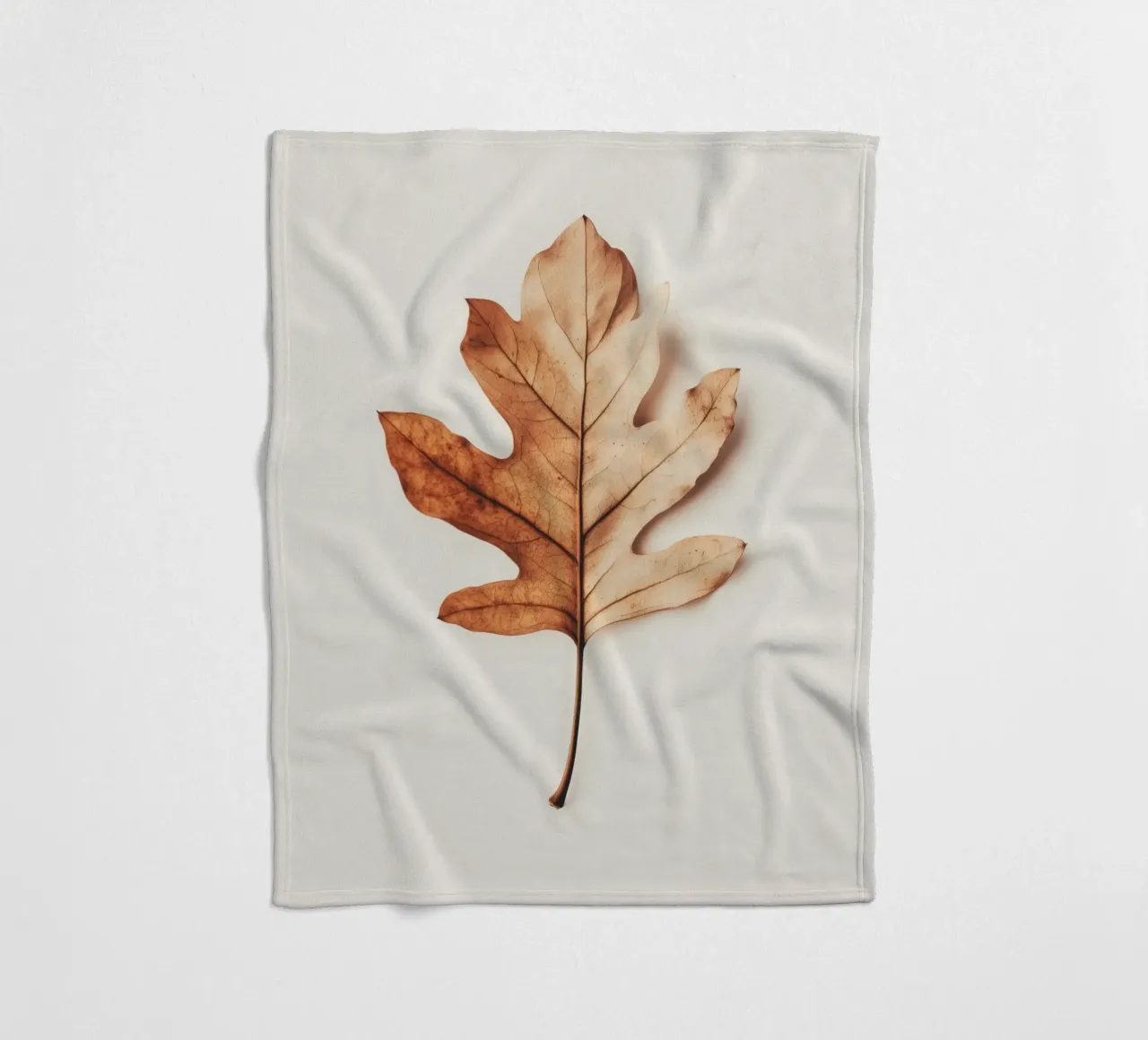 Autumn Leaf coperta in pile da treechild