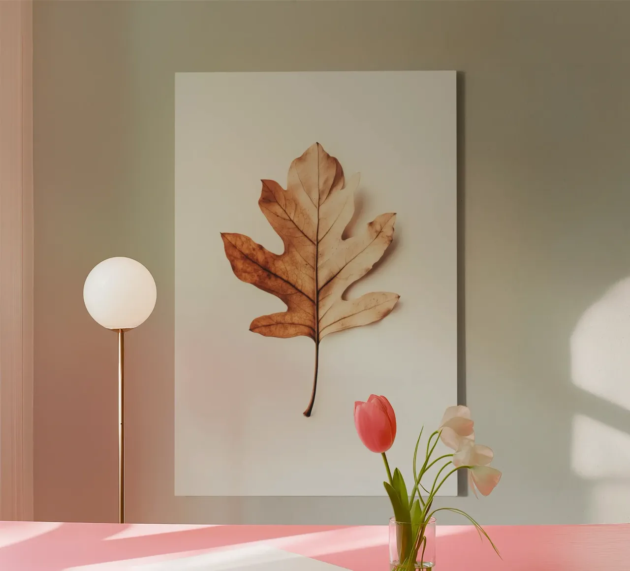 Autumn Leaf canvas by treechild