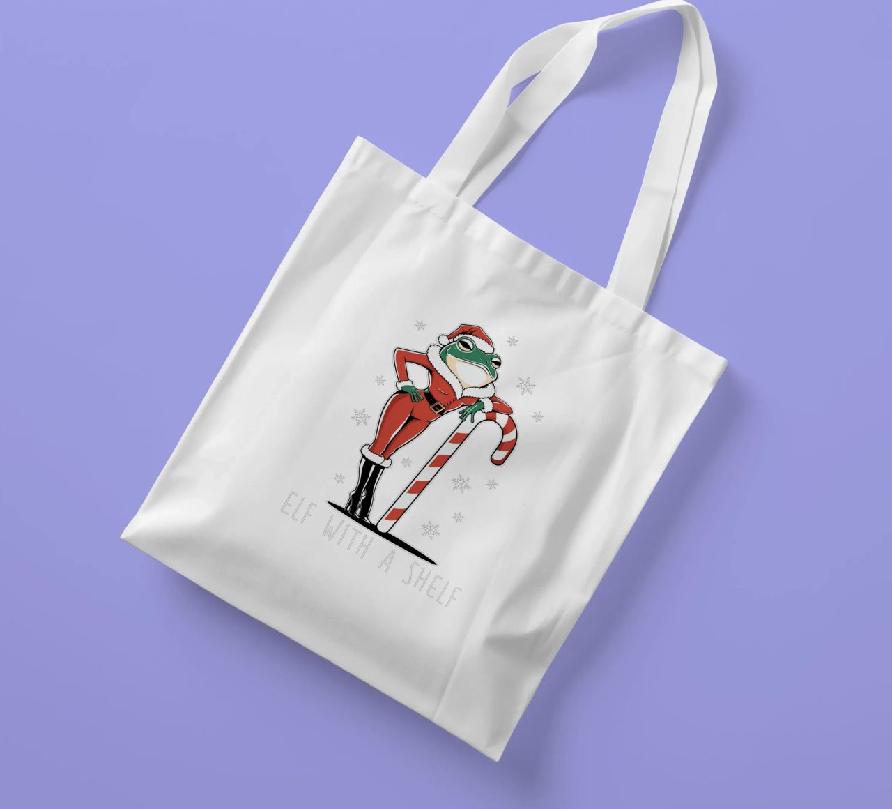 Elf with a Shelf borsa in juta da edsonramosart