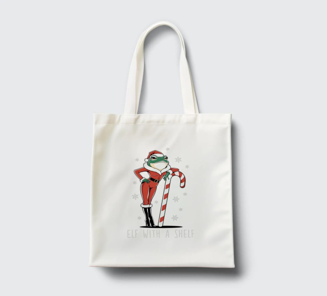 Elf with a Shelf borsa in juta da edsonramosart