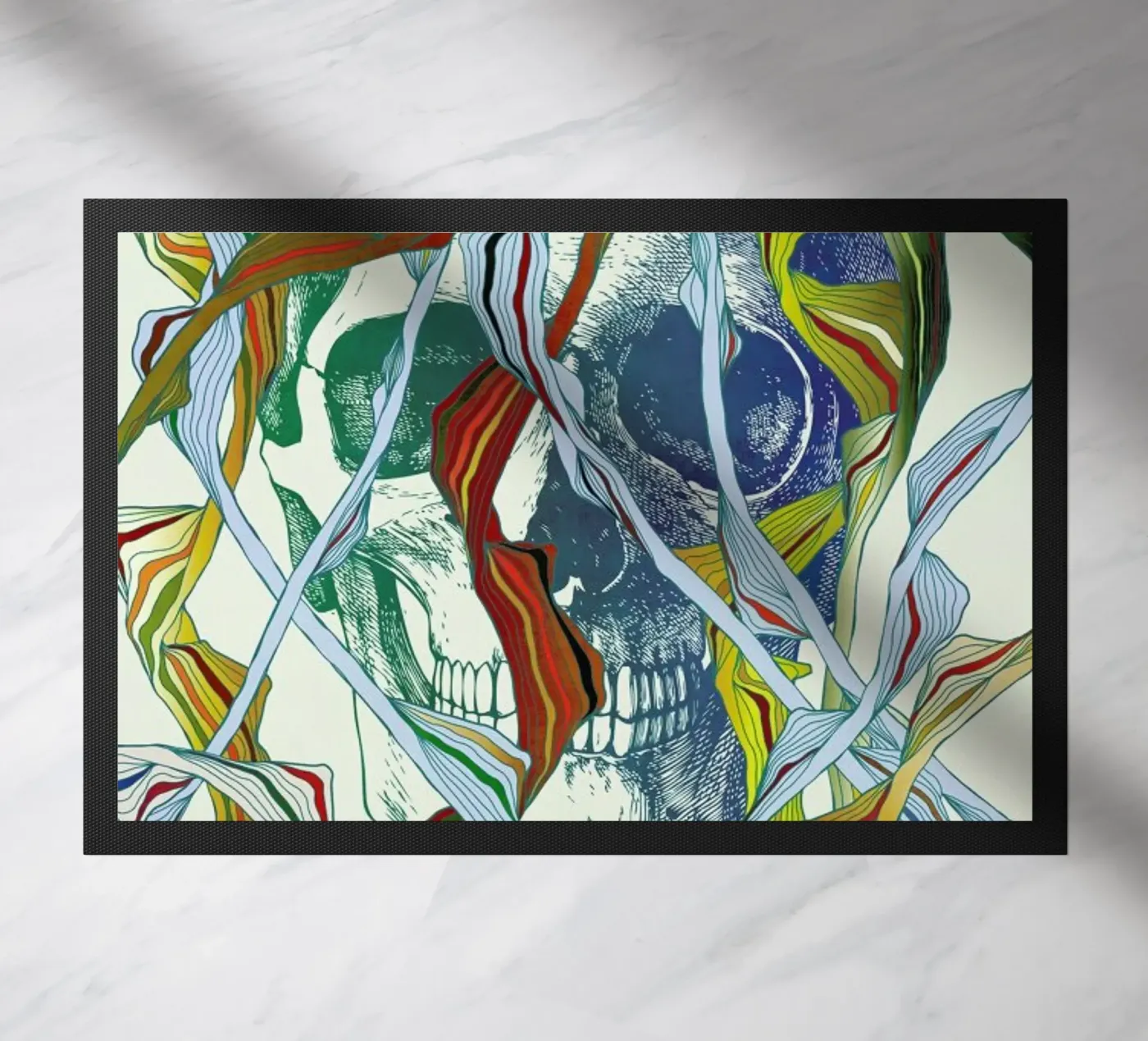 A Brighter Future Fußmatte von Angelo Cerantola