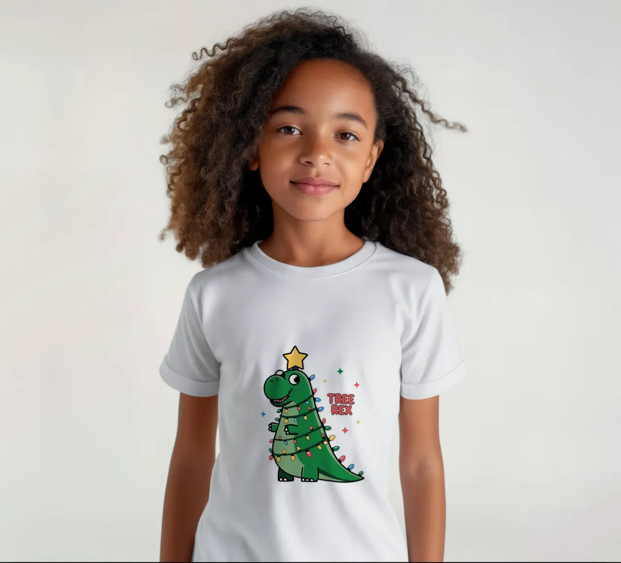 Tree Rex t-shirt bambini da edsonramosart