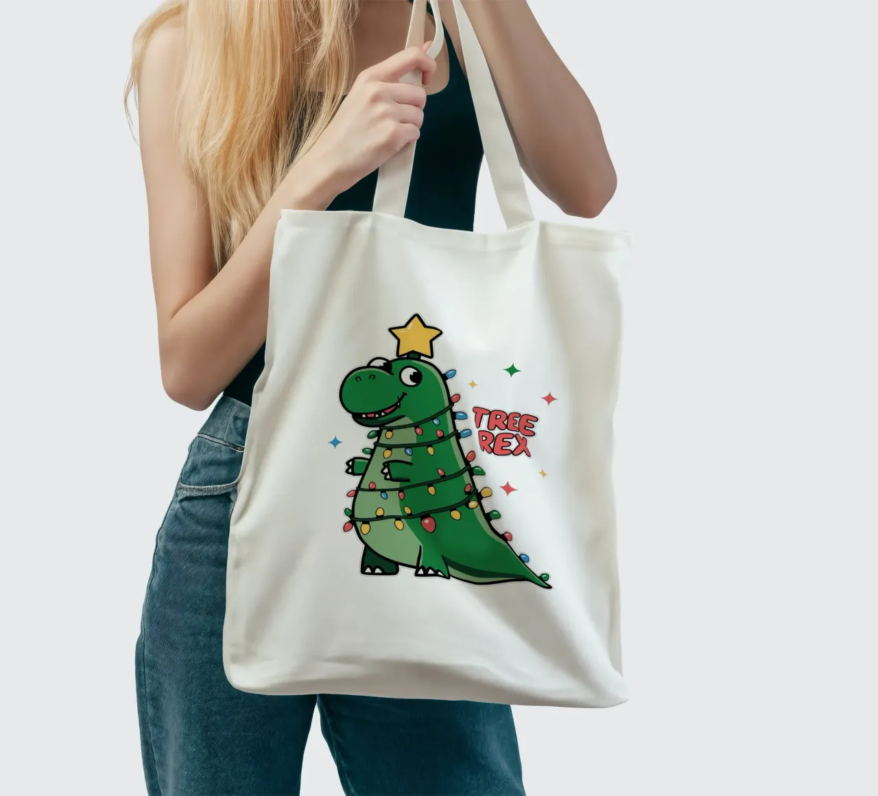 Tree Rex borsa in juta da edsonramosart