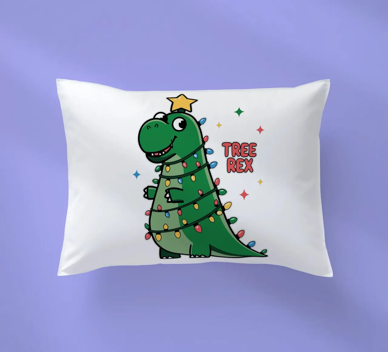 Tree Rex Kissen von edsonramosart