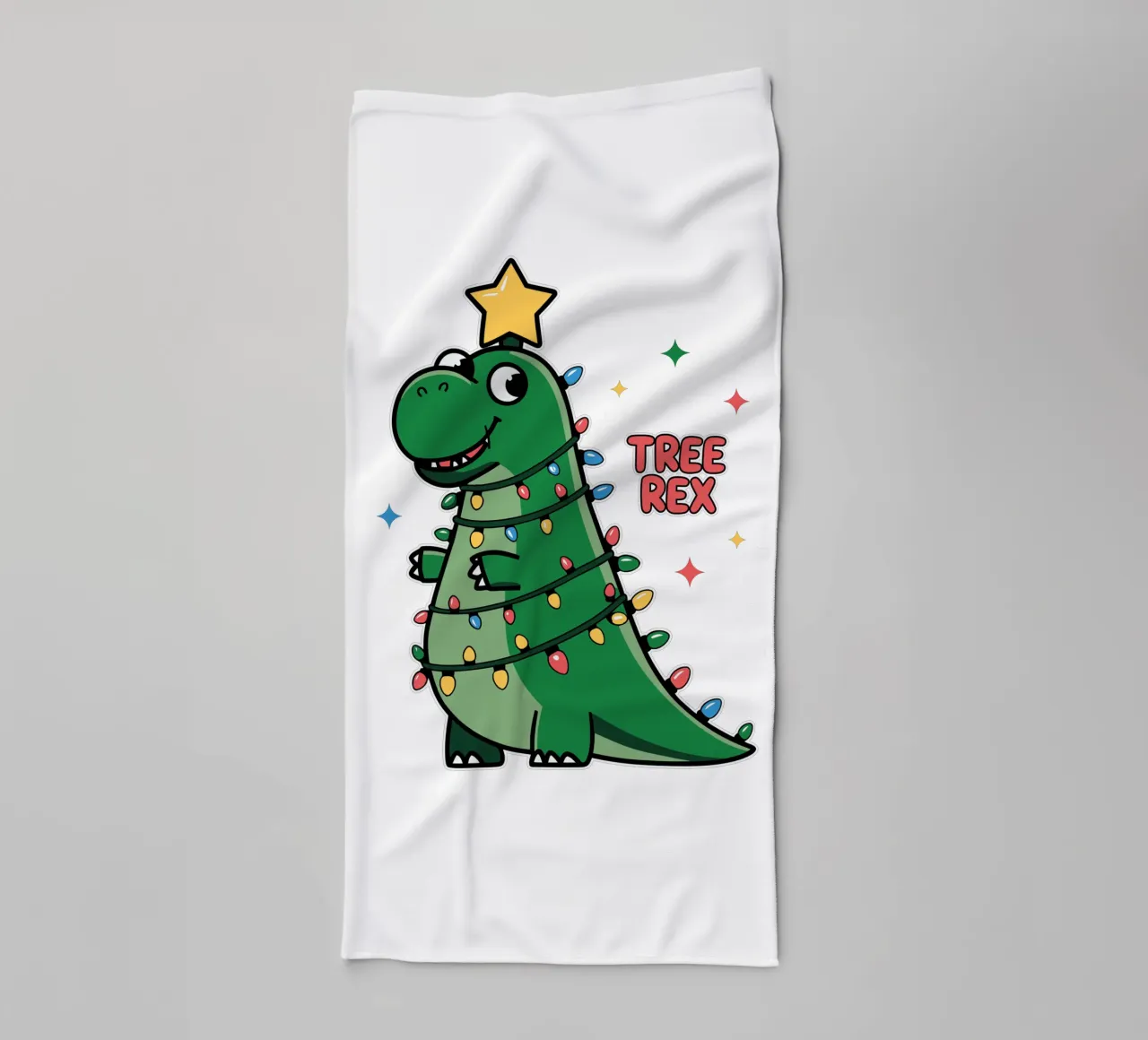 Tree Rex asciugamano da bagno da edsonramosart