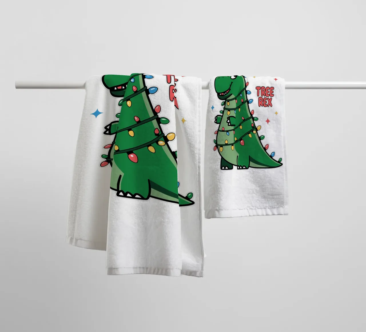 Tree Rex asciugamano da bagno da edsonramosart