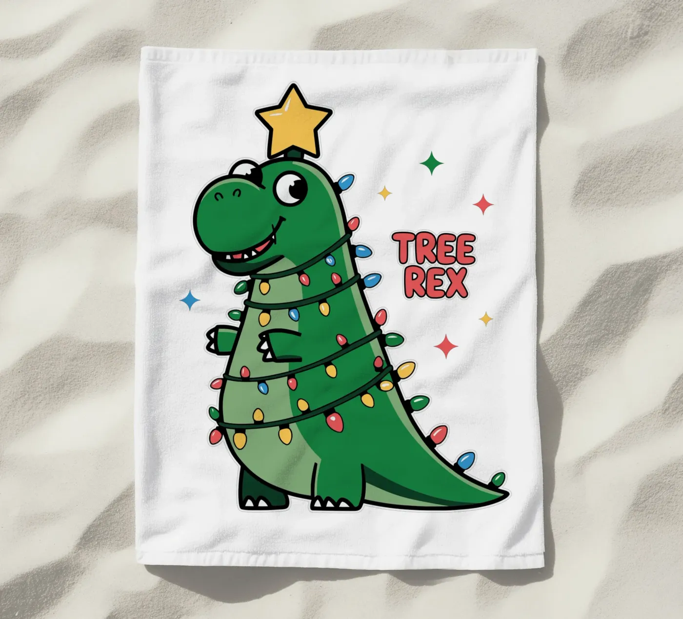 Tree Rex Strandtuch von edsonramosart