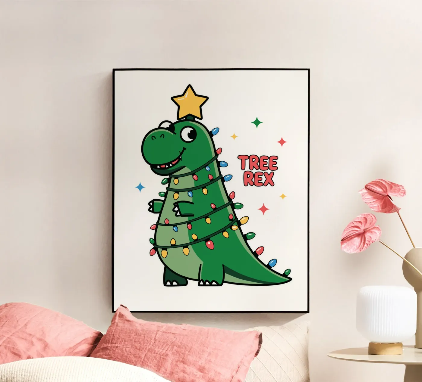 Tree Rex acryl van edsonramosart