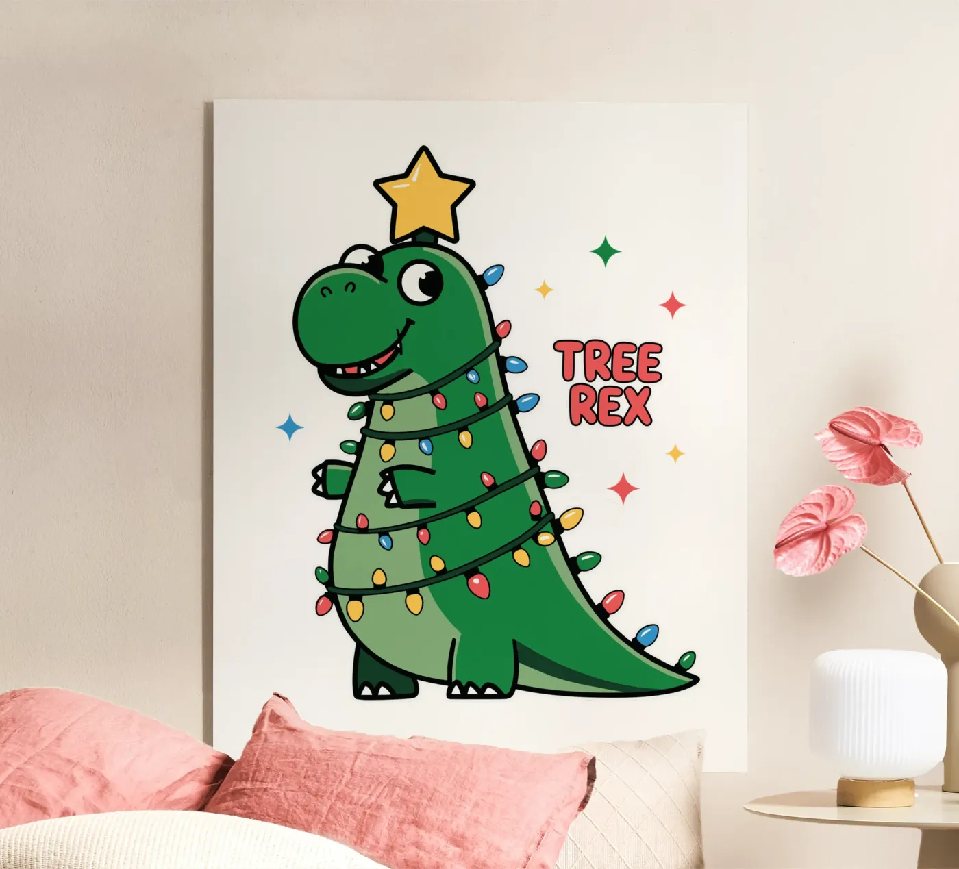 Tree Rex acryl van edsonramosart