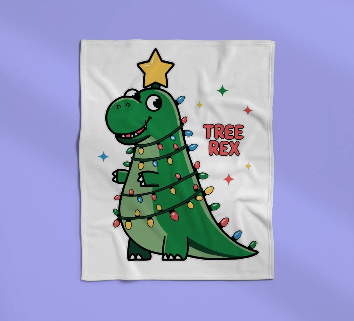 Tree Rex plaid polaire de edsonramosart