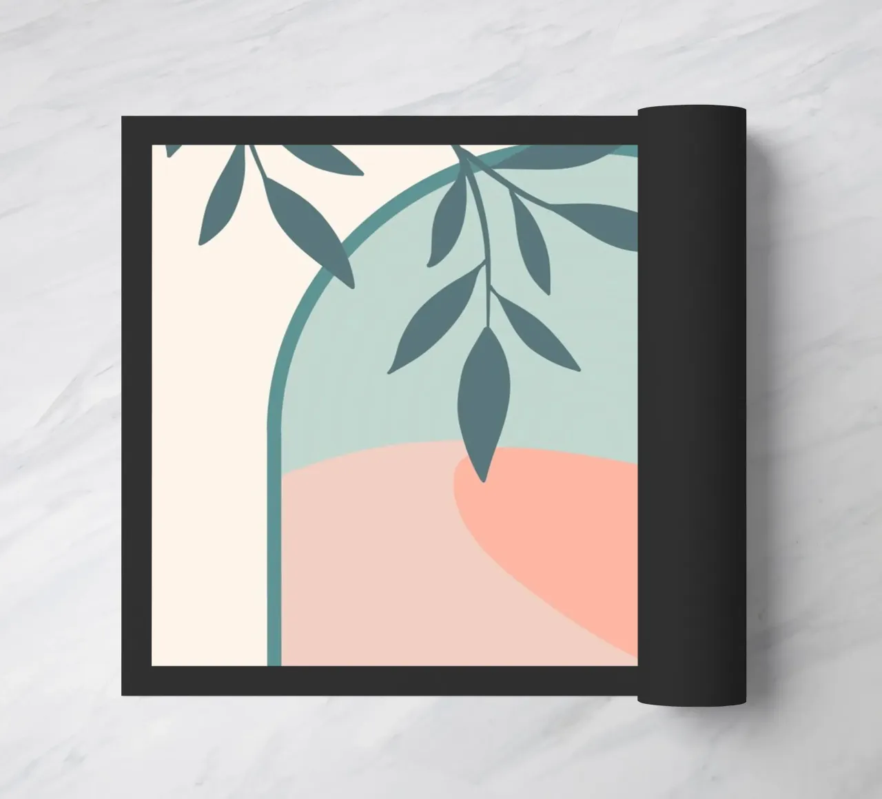 Serene landscape featuring a cactus and a bright sun zerbino da LisaArtes