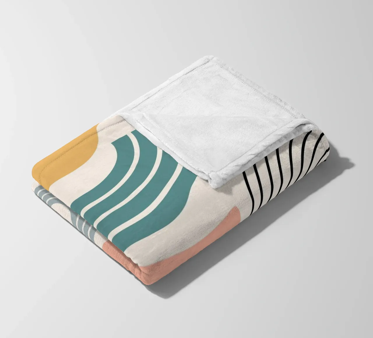 Balanced geometric shapes with circle coperta in pile da LisaArtes