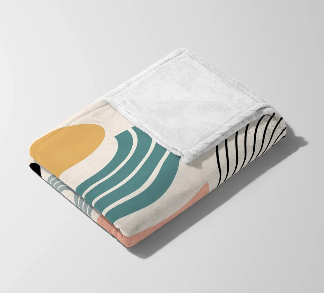 Balanced geometric shapes with circle coperta in pile da LisaArtes