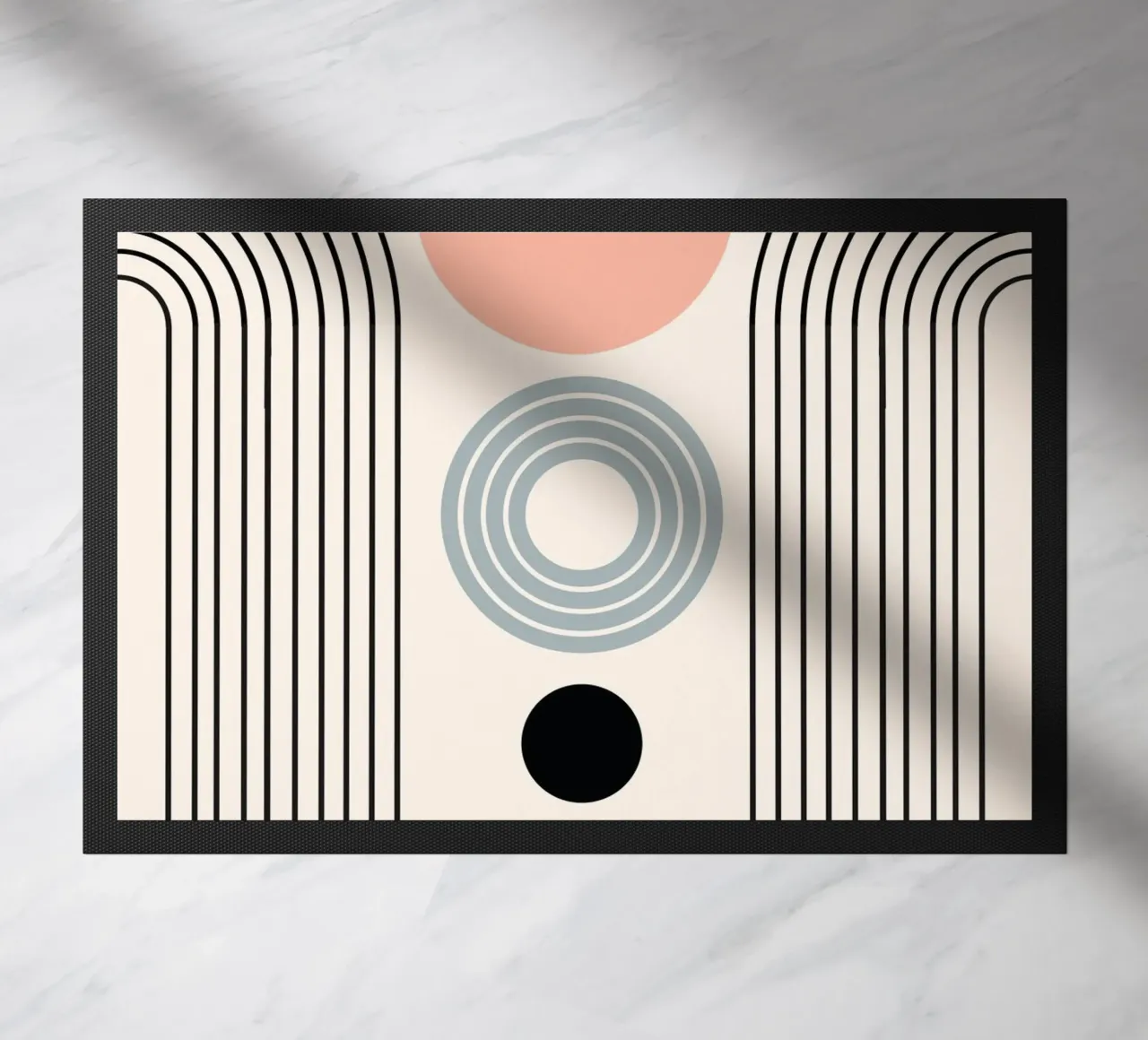 Balanced geometric shapes with circle zerbino da LisaArtes