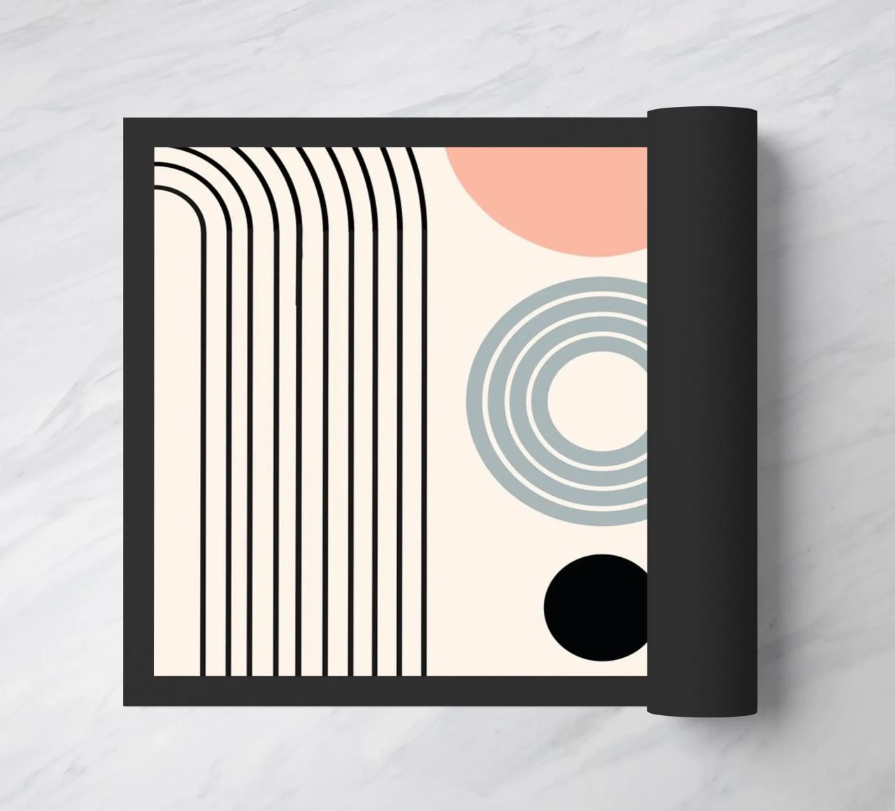 Balanced geometric shapes with circle zerbino da LisaArtes