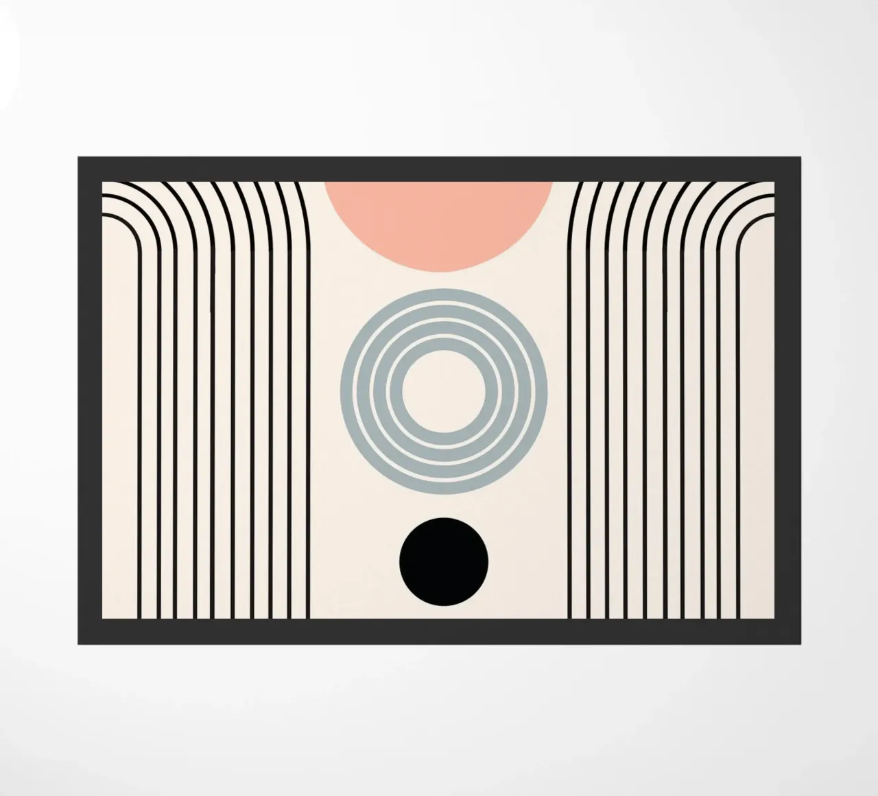 Balanced geometric shapes with circle zerbino da LisaArtes