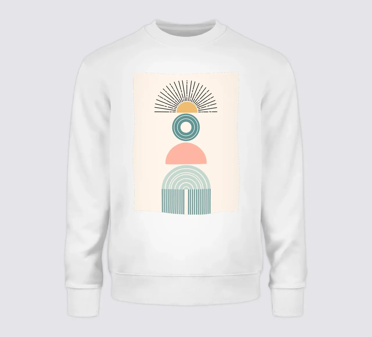 Stack of geometric shapes sweatshirt van LisaArtes