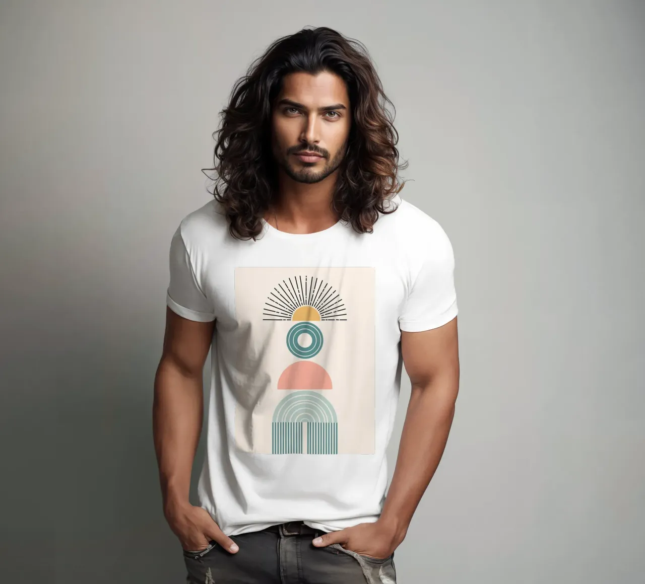 Stack of geometric shapes camiseta de LisaArtes