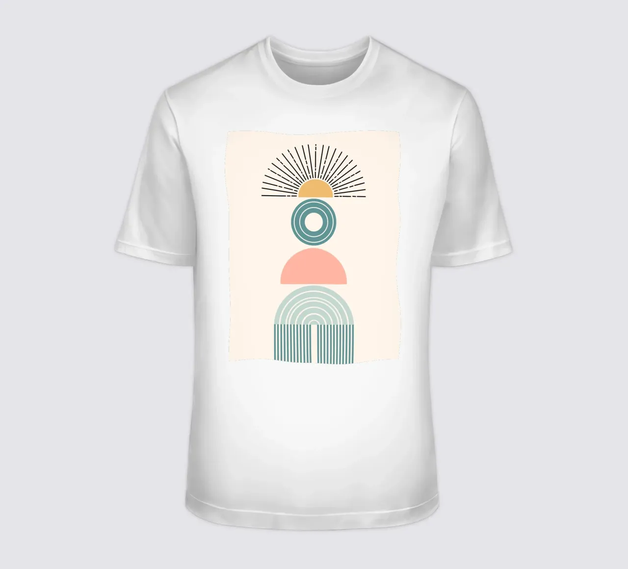 Stack of geometric shapes t-shirt da LisaArtes