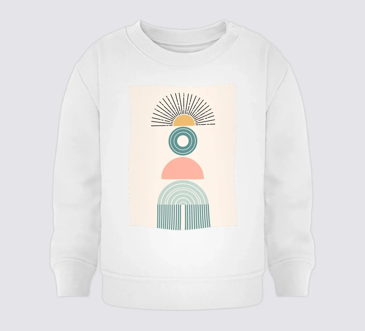 Stack of geometric shapes felpa neonato da LisaArtes